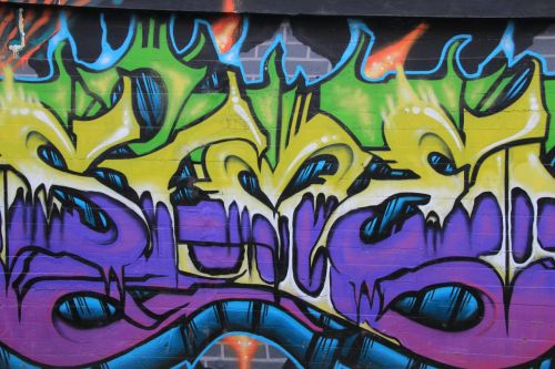 Grafiti, Spalvinga, Violetinė