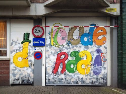 Grafiti, Pastatas, Gatvė, Dokumentinis, Amsterdamas, Nyderlandai