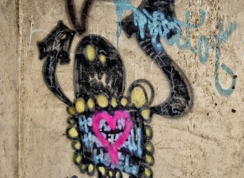 Grafiti,  Grunge,  Gatvė & Nbsp,  Menas,  Širdis,  Graffiti