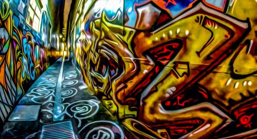 Grafiti, Grunge, Dažyti, Gatvės Menas, Purkšti, Granada Graffiti Iš