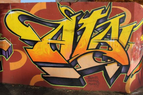 Grafiti, Miesto Menas, Gatvės Menas, Dažytos