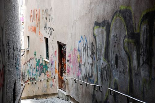 Grafiti, Spalvinga, Menas, Meno, Grunge, Šiuolaikiška, Dažyti, Miesto, Piešimas, Siena, Munich, Vokietija