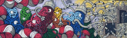 Grafiti, Gatvės Menas, Purkštuvas, Sienų Tapyba, Miesto Menas, Menas, Berlynas, Žaliavinis