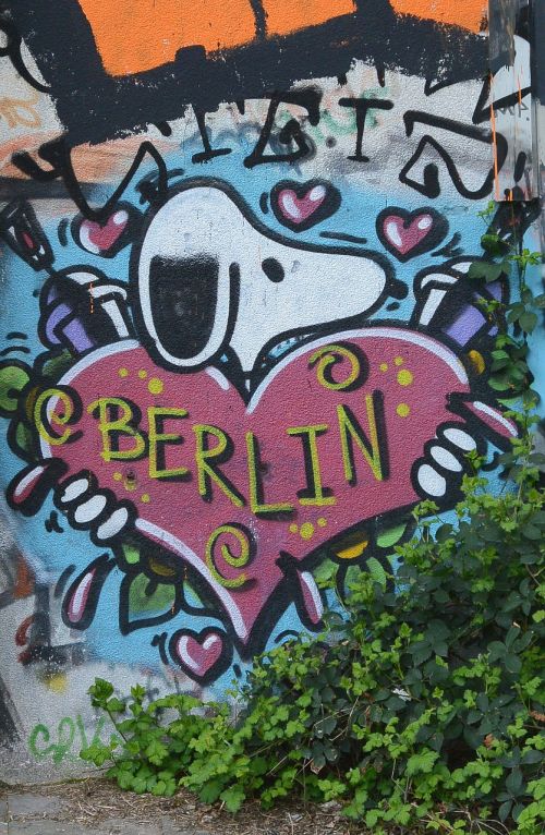 Grafiti, Gatvės Menas, Miesto Menas, Menas, Purkštuvas, Fjeras, Berlynas, Kreuzberg, Snoopy