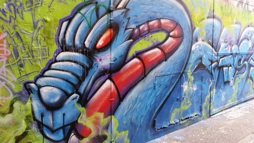 Grafiti, Laneway, Gatvės Menas, Miesto, Miestas