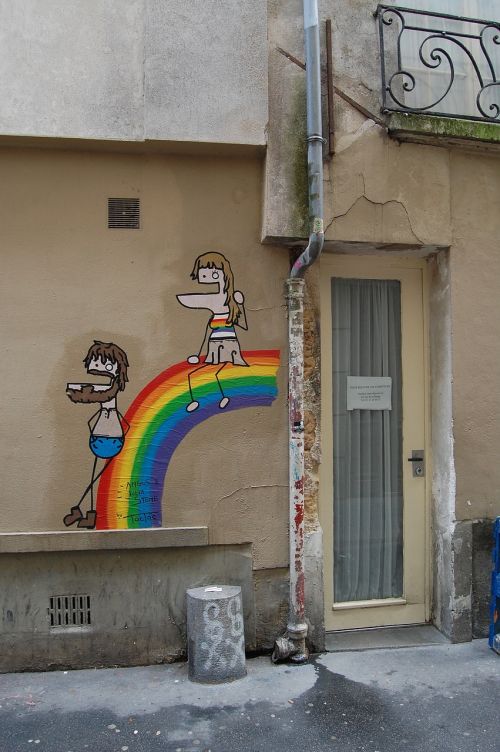 Grafiti, Paris, Siena, Prancūzų Kalba