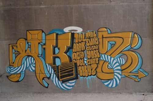 Grafiti, Gatvės Menas, Siena