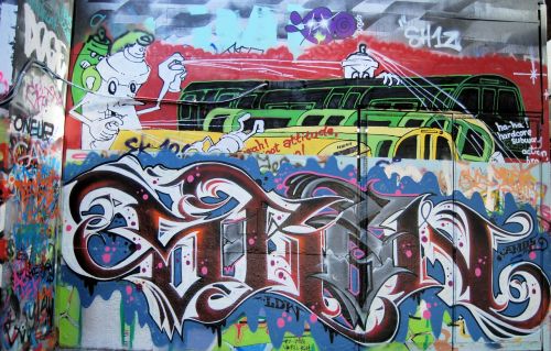 Grafiti, Fjeras, Pietinis Bankas, Undercroft, Londonas, Karalienės Elizabetų Salė