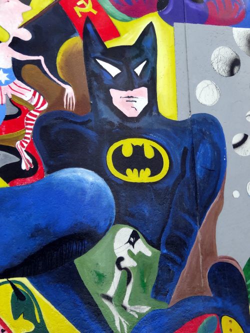 Grafiti, Batman, Gatvės Menas, Berlynas, Siena