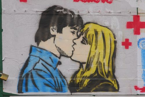 Grafiti, Meilė, Siena, Miestas