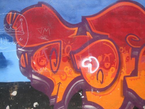 Grafiti, Barcelona, Fjeras