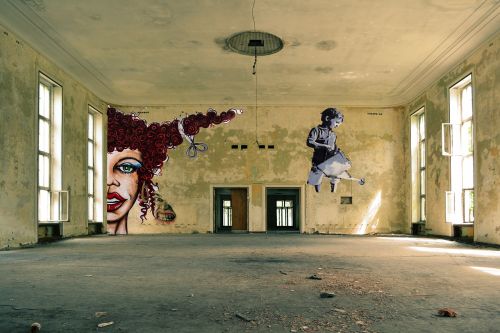 Grafiti, Kambarys, Siena