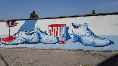 Graffiti,  Sienos Menas,  Viešojo Meno