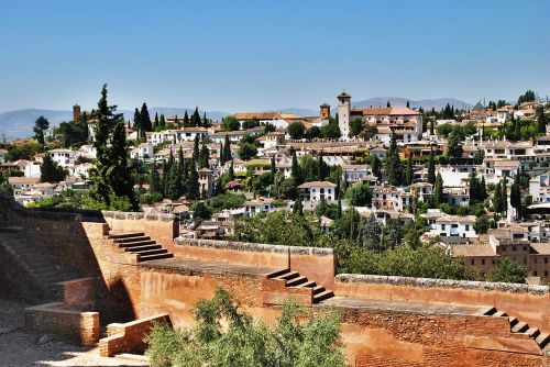 Granada, Ispanija, Miestas, Kalnas, Architektūra, Turizmas