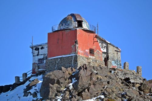 Granada, Sierra Nevada, Observatorija, Paliktas, Sniegas, Kalnas, Sierra-Nevada, Pico-Veleta
