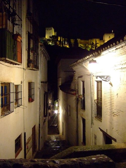 Granada, Alhambra, Albaycín, Andalūzija, Ispanija