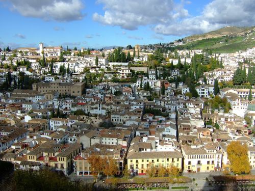 Granada, Andalūzija, Ispanija, Miestas, Alhambra