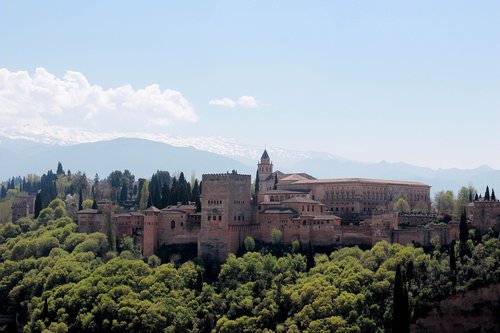 Granada,  Ispanija Alhambra,  Kultūra,  Šventė,  Arabiškas,  Miestas,  Rūmai,  Istorija,  Maurų,  Kalnagūbris