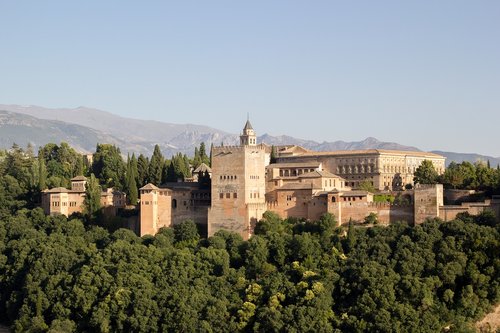 Granada,  Alhambra,  Ispanija,  Andalūzija,  Turizmas,  Kraštovaizdis,  Peržiūrų,  Maurų,  Rūmai,  Architektūra,  Arabiškas,  Miestas,  Šviesina,  Paminklas,  Kelionė,  Kultūra,  Miesto,  Paveldas,  Turistų,  Rajono,  Požiūris