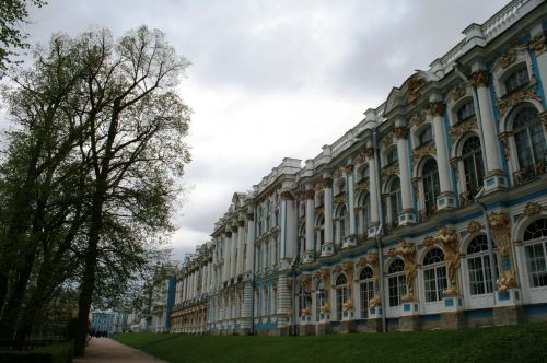 Rūmai,  Grand,  Balta & Nbsp,  Mėlyna,  Puikus,  Turtas,  Didysis Rūmai,  Tsarskoe Selo