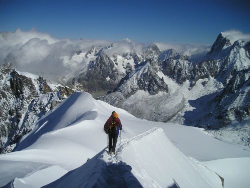 Grandes Chorų Asilai, Chamonix, Alpių, Sniegas, Kalnai, Aukšti Kalnai