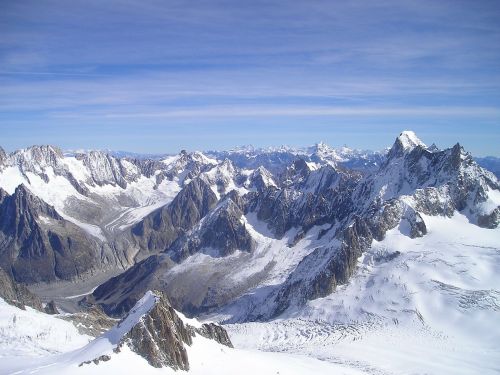 Grandes Chorų Asilai, Chamonix, Alpių, Sniegas, Kalnai, Aukšti Kalnai