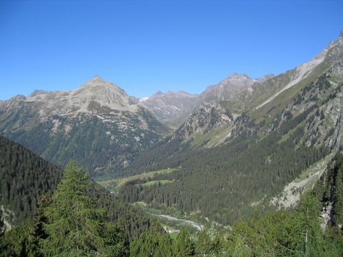 Graubünden, Šveicarija, St Moritz, Engadin, Kalnai