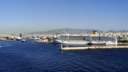 Graikija, Piraeus, Uostas, Laivas, Vanduo, Boot, Jūra