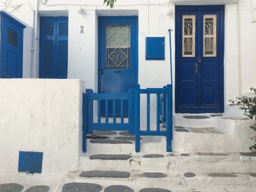 Graikija, Mėlynas, Namas