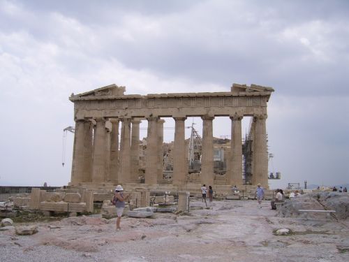 Graikija, Akropolis, Pastatas, Paminklas, Turistai, Statyba
