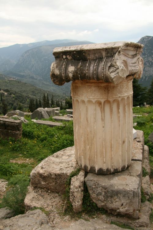 Graikija,  Delphi,  Griuvėsiai,  Graikijos Delphi Griuvėsiai