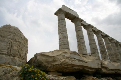 Graikija,  Šventykla,  Poseidonas,  Griuvėsiai,  Graikų Šventykla Poseidonas