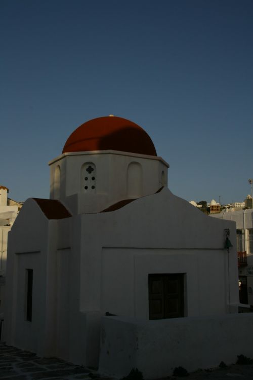 Graikų Kalba,  Sala,  Mykonos,  Bažnyčia,  Graikų Salos Mykonos Bažnyčia