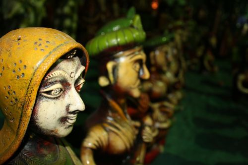 Žalias, Keramika, Statula, Modelis, Molis, Spalvinga, Indijos