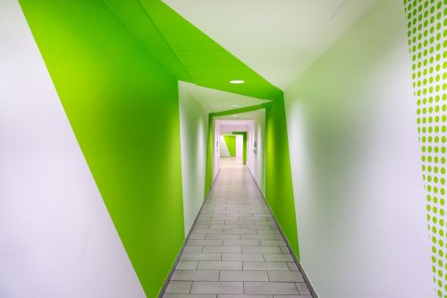 Žalias, Įėjimas, Tunelis, Durys