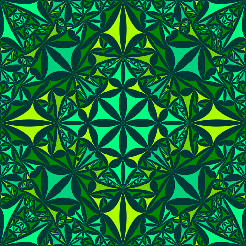 Žalias, Trikampis, Modelis, Kaleidoskopas, Pakartoti, Besiūliai, Kreivoji Forma, Žalieji Atspalviai, Simetrija, Fonas, Tapetai, Nemokama Vektorinė Grafika