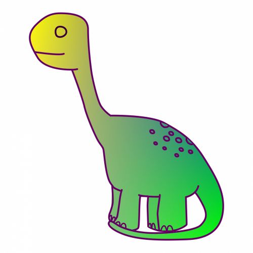 Piešimas,  Doodle,  Žalias,  Dino,  Dinozauras,  Brontosaurus,  Gradientas,  Balta,  Fonas,  Karikatūra,  Vaikai,  Ropliai,  Mezozoic,  Žalia Dino