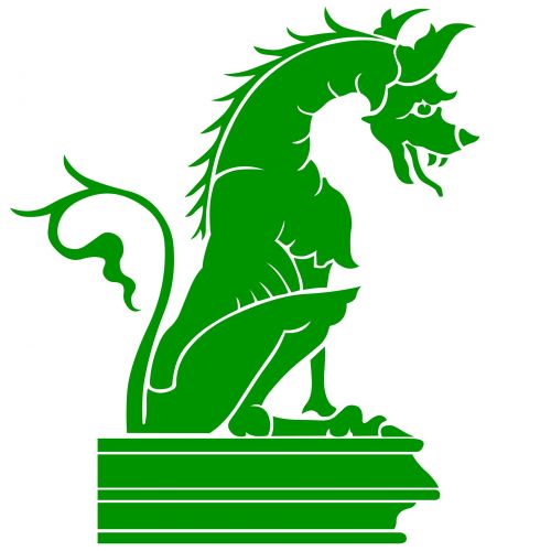Žalias,  Drakonas,  Siluetas,  Skulptūra,  Gyvūnas,  Žvėrys,  Paslaptis,  Fantazija,  Žalia Drakonas 2