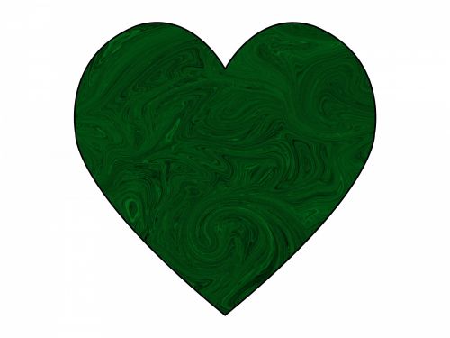 Swirly,  Deformuoti,  Širdis,  Valentine,  Valentino Diena & Nbsp,  Meilė,  Žalias,  Žalia Sūkurinė Širdis