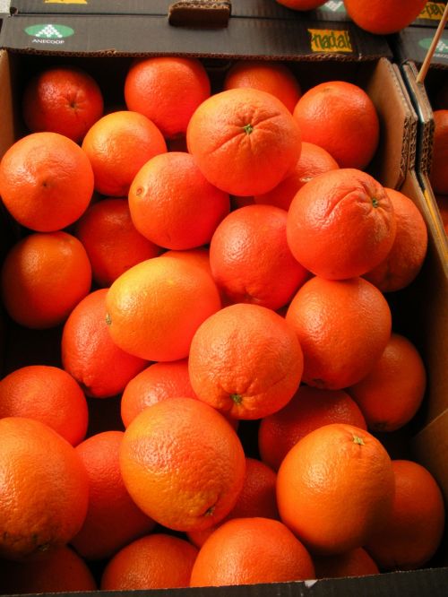 Greengrocer, Vaisių Dėžė, Apelsinai, Šviežias Apelsinas, Saldus, Vaisiai, Maistas, Vaisiai