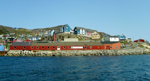 Grenlandija, Julianehåb, Qaqortoq, Vasara, Gražus, Miestas, Vanduo, Kelionė Laivu, Šventė