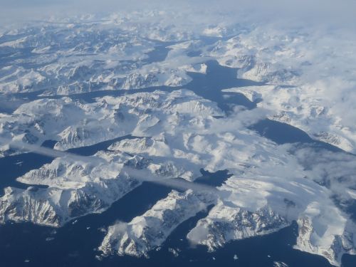 Grenlandija, Spitsbergenas, Ledas, Oro Vaizdas, Amžinas Ledas, Geografija
