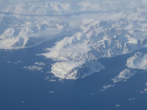Grenlandija, Amžinas Ledas, Poliarinis Regionas, Oro Vaizdas, Geografija