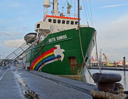 Greenpeace, Valtis, Arktinis Saulėtekis, Uostas, Delfzijl