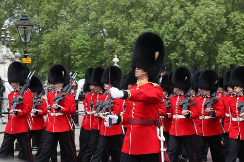 Grenadierių Apsaugai, Londonas, Kareiviai, Anglija, Karalienė, Kariuomenė, Tradicija, Lankytinos Vietos, Apsauga, Kareivis