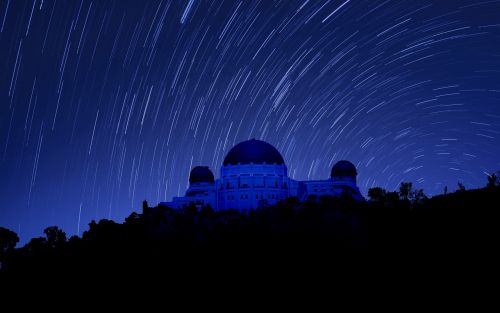Griffito Observatorija, Naktinė Fotografija, Los Andželas, Astrofotografija, Adobe Photoshop, Paukščių Takas, Fotografija, Manipuliavimas Nuotraukomis, Žvaigždės