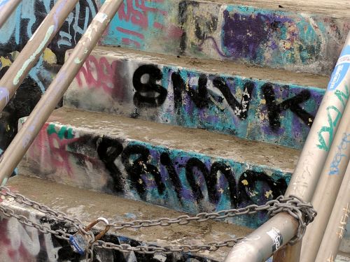 Grafiti,  Laiptai,  Grunge,  Miesto,  Grunge Laiptai
