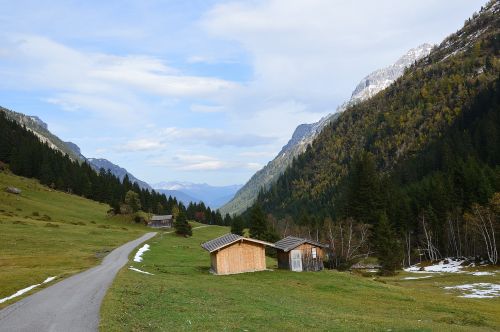 Gschnitztal, Gschnitz, Ruduo, Kalnai, Tyrol, Austria