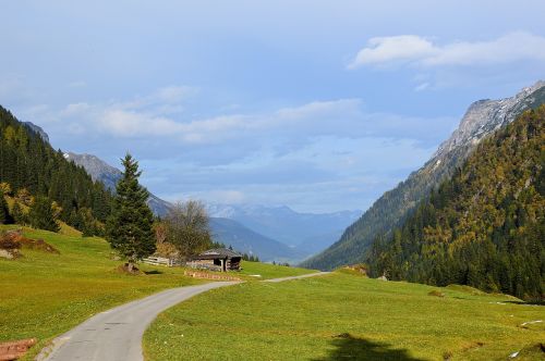 Gschnitztal, Gschnitz, Laponesalm, Tyrol, Austria, Kalnai