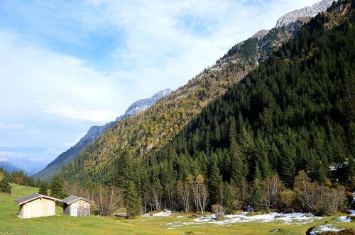 Gschnitztal, Gschnitz, Ruduo, Kalnai, Tyrol, Austria